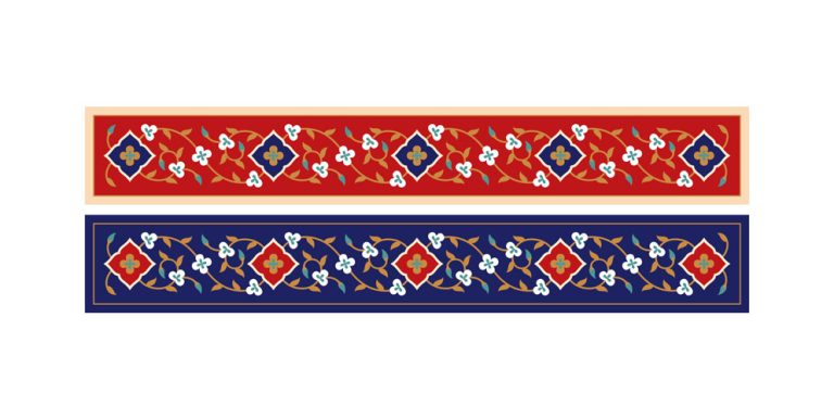 حاشیه اسلیمی ایرانی