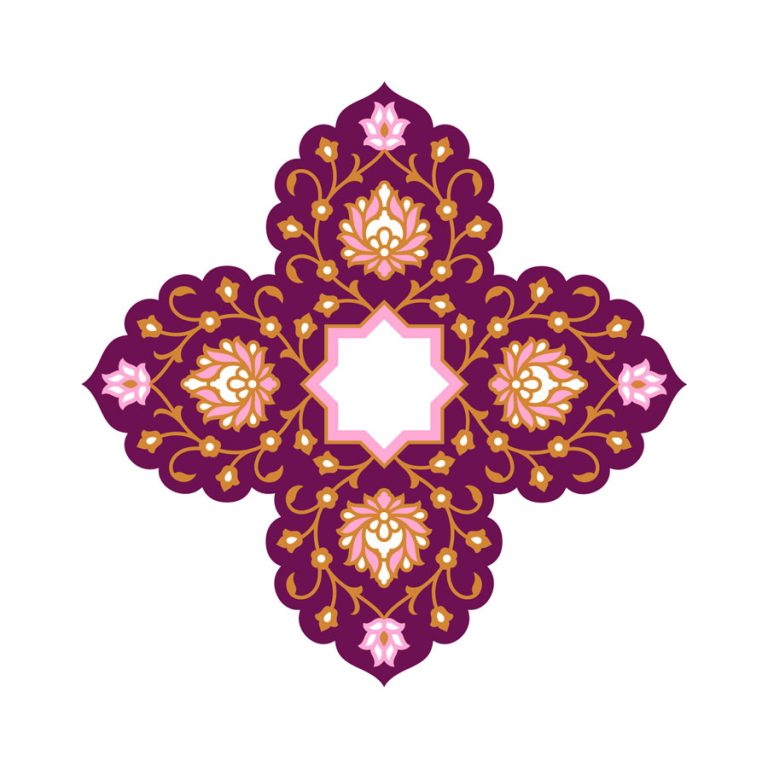 شمسه اسلیمی وکتور