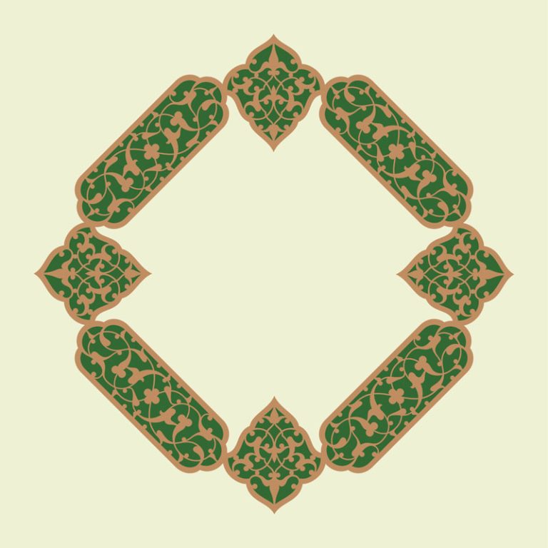 حاشیه نقش اسلیمی