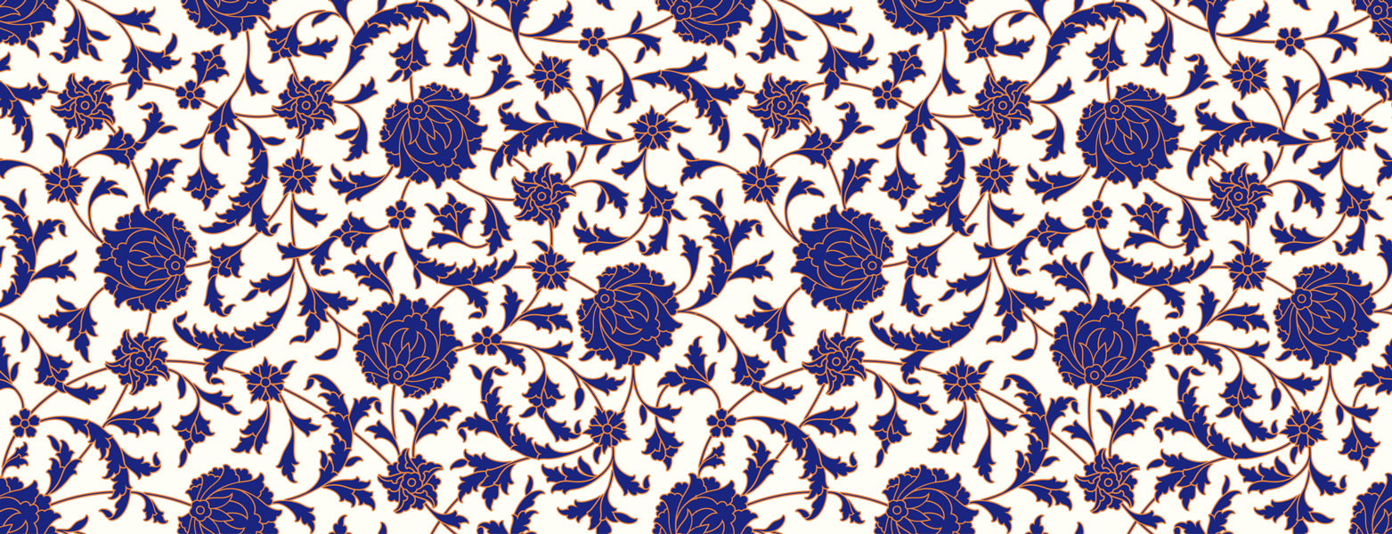 طرح تشعیر اسلیمی وکتور ایرانی با خطوط ظریف و تزئینات سنتی