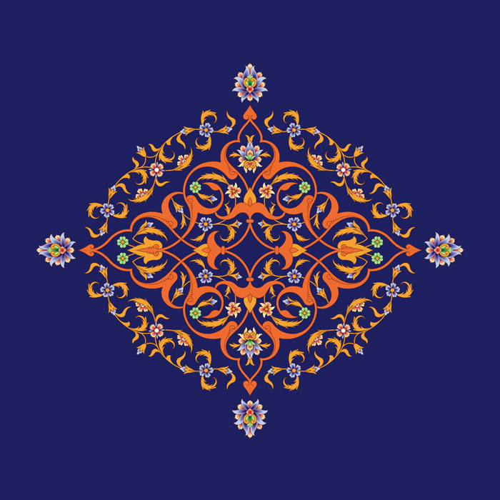 لچک ترنج سنتی ایرانی