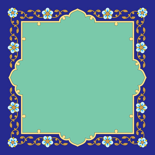 قاب گلدار ایرانی