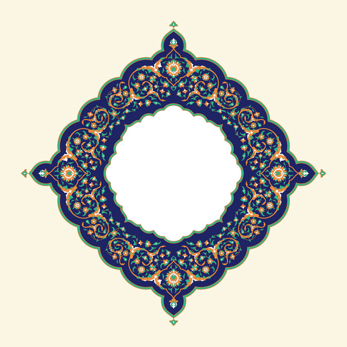 ترنج و حاشیه اسلیمی