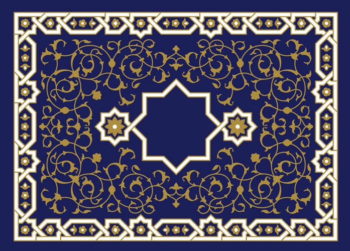 لچک ترنج اسلیمی و هندسی